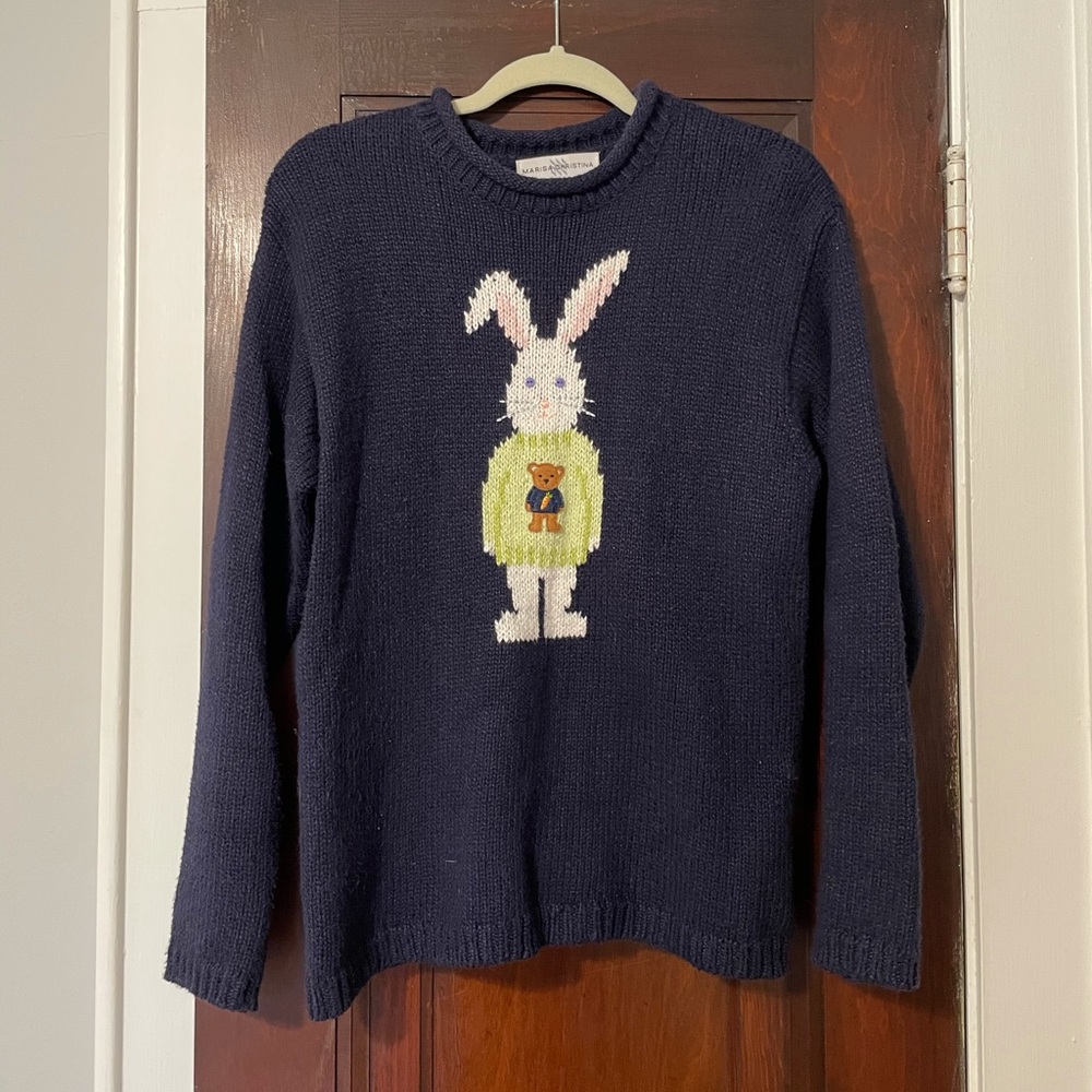 Marisa Christina Vintage Bunny Sweater